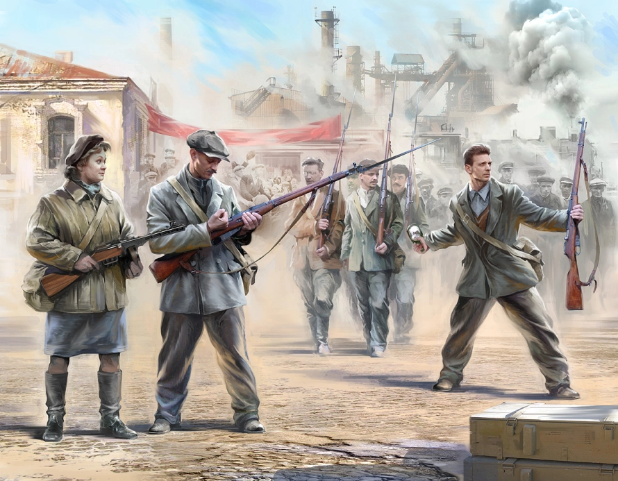Zvezda figurky Soviet Militia 1941 (1:72)