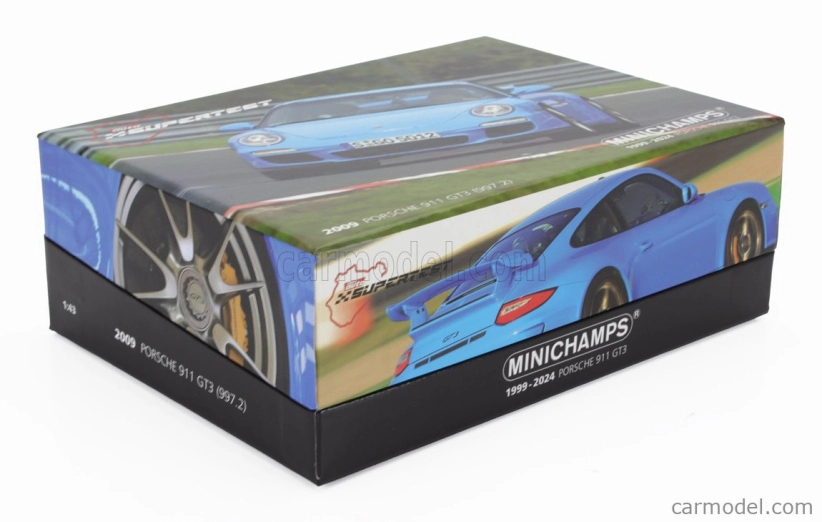 Minichamps Porsche 911 997-2 Gt3 Coupe 2009 1:43 Blue