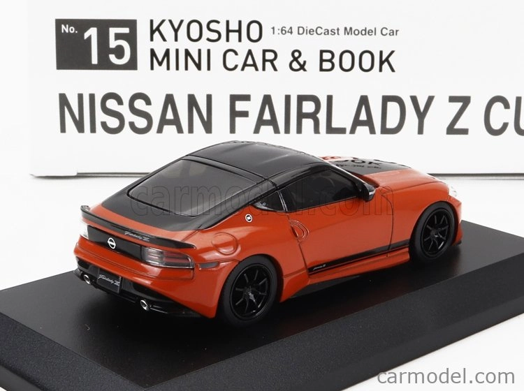 Kyosho Nissan Fairlady Z Coupe Customed Edition 2023 1:64 Oranžová Černá