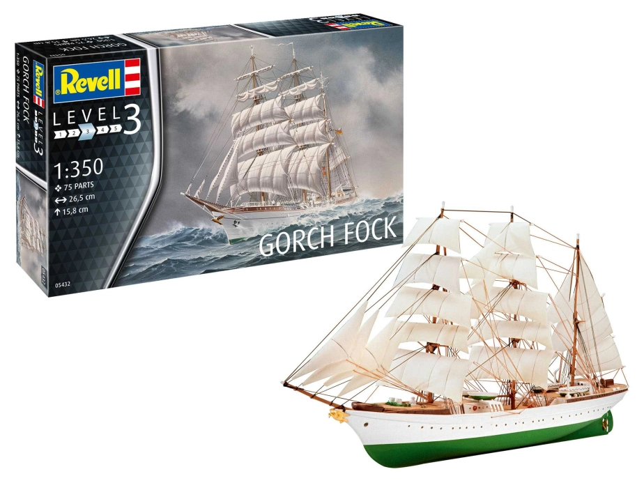 Revell Gorch Fock (1:350) (súprava)