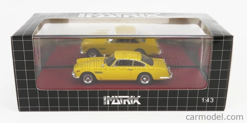 Modely v mierke Matrix Ferrari 250gt 2+2 Coupe 1960 1:43 Yellow