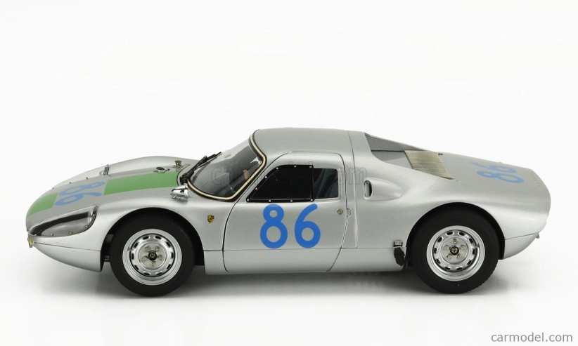 Cmc Porsche 904 Carrera Gts Ch.904-005 N 86 Winner Targa Florio 1964 Colin Davis - Antonio Pucci 1:18 Silver
