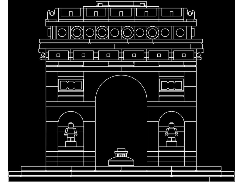 LEGO Architecture – Víťazný oblúk