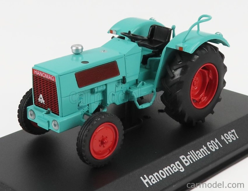 Edicola Hanomag Brillant 601 Tractor Nemecko 1967 - Con Vetrina - S vitrínou 1:43 Veľmi svetlá zelená