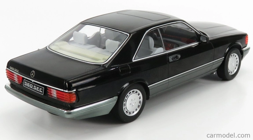 Mercedes benz triedy S 560sec (c126) Coupe 1985 1:18 čierna