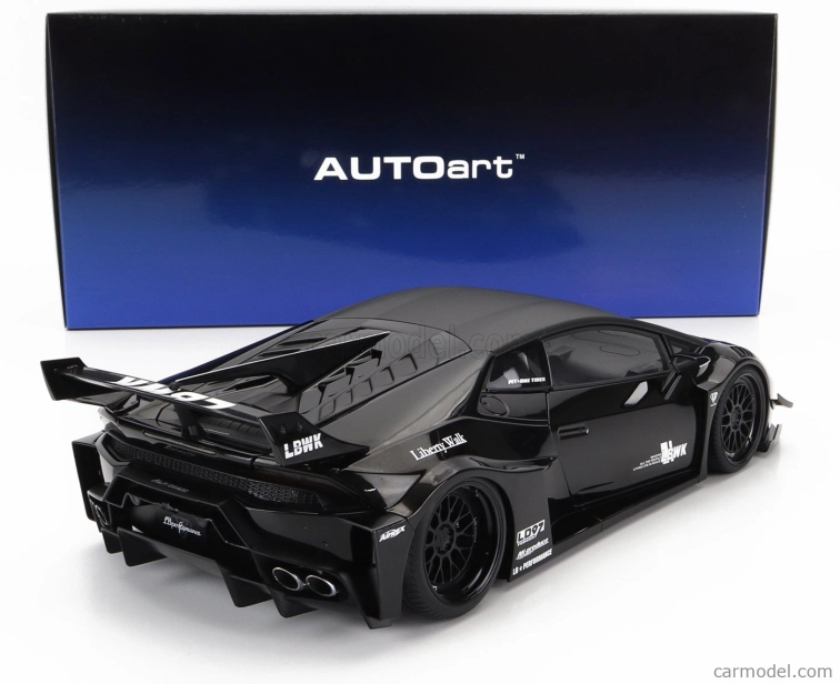 Autoart Lamborghini Huracan Liberty Walk Lb Silhouette Works Gt 2018 1:18 Black