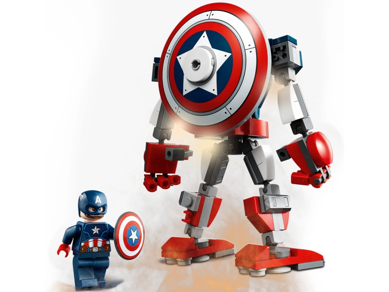 LEGO Super Heroes - Kapitán Amerika v obrnenom robotovi