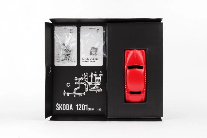 Abrex Škoda 1201 (1956) 1:43 – taxi – stavebnica