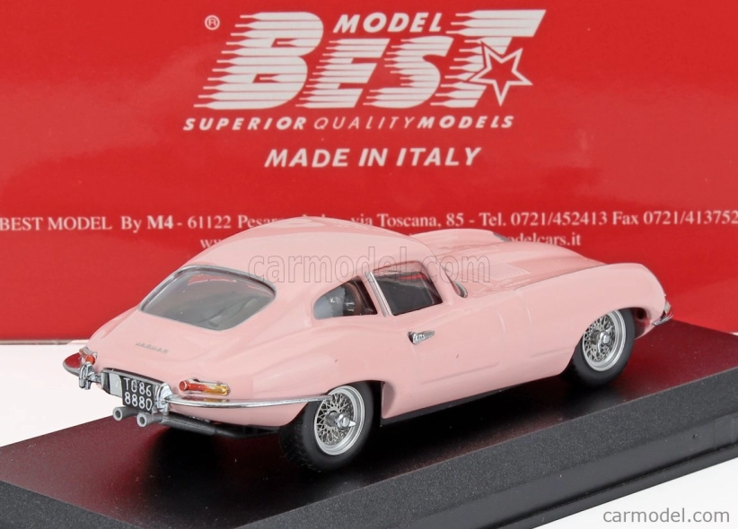 Best-model Jaguar E-type Coupe 1961 - Personal Car Rita Pavone 1:43 Pink