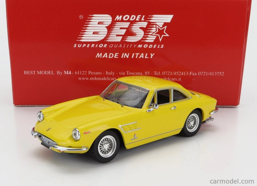 Najlepší model Ferrari 330 Gtc Coupe 1967 - Ráfiky - Cerchio A Raggio 1:43 Yellow