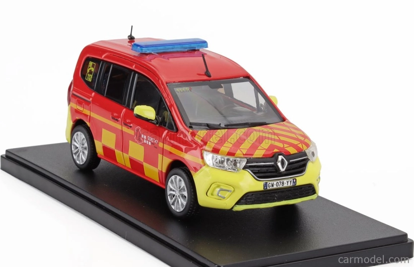 Eligor Renault Kangoo Sdis 87 Sapeurs Pompiers 2020 1:43 Červená Žlutá