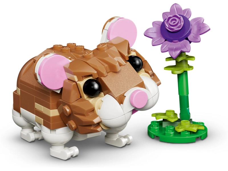 LEGO Creator - Roztomilý křeček s květinou