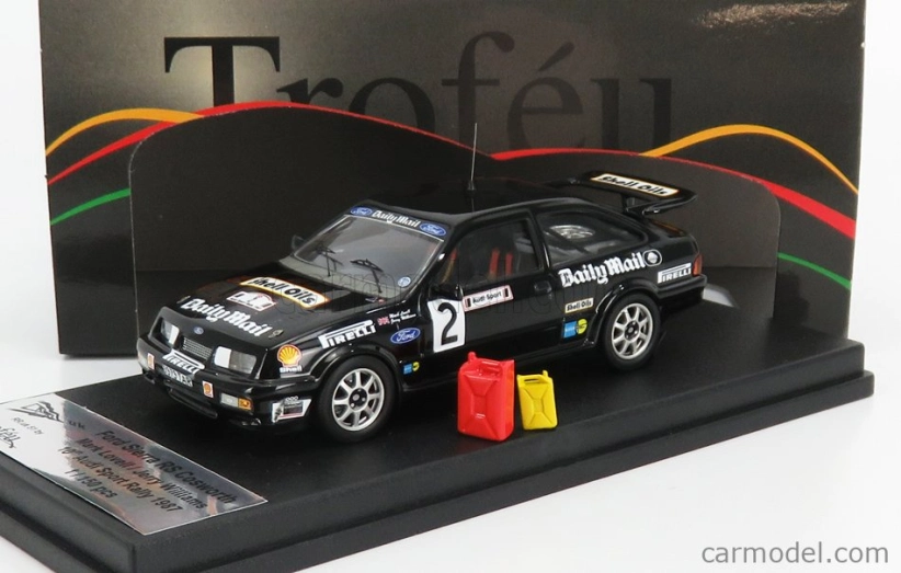 Trofeu Ford england Sierra Rs Cosworth N 2 Rally Audi Sport 1987 M.lovell - M.broad 1:43 Black