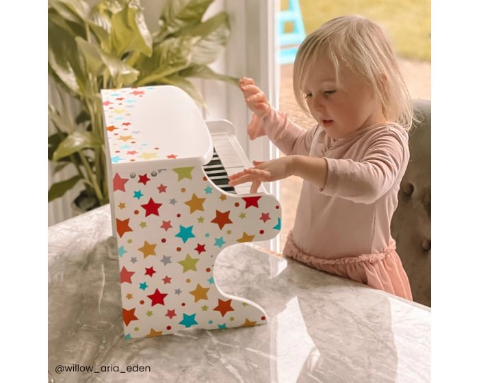 Bigjigs Toys Drevené klavírne hviezdy