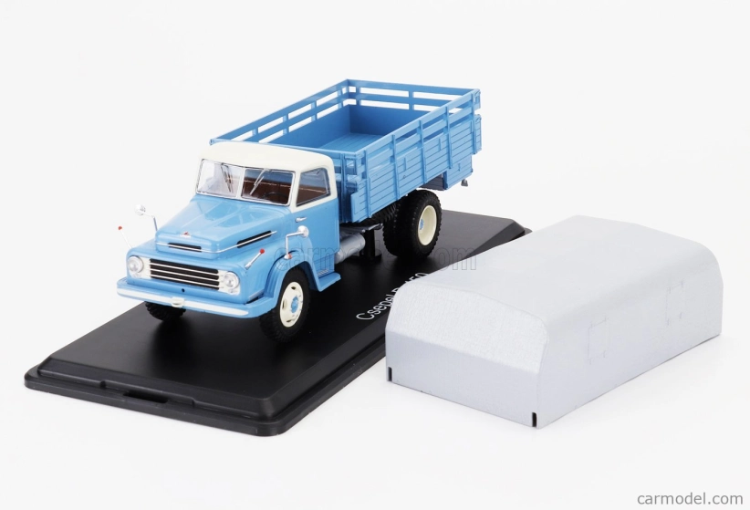 Premium classixxs Csepel D445 Truck Telonato 2-assi 1963 1:43 Light Blue Grey