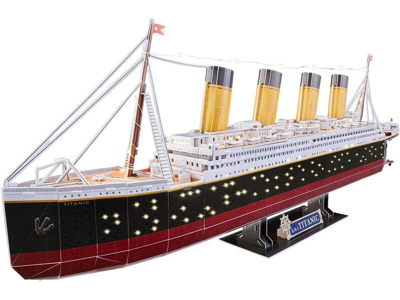 Revell 3D Puzzle – RMS Titanic s LED osvetlením