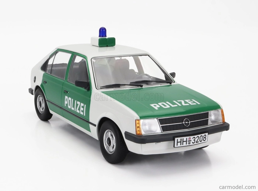 Triple9 Opel Kadett D Polizei Police 1984 1:18 Bílá Zelená