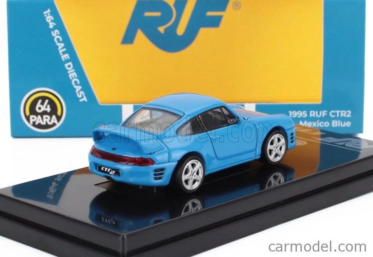 Paragon-models Porsche 911 993 Ruf Ctr 2 Coupe Lhd 1995 1:64 Blue