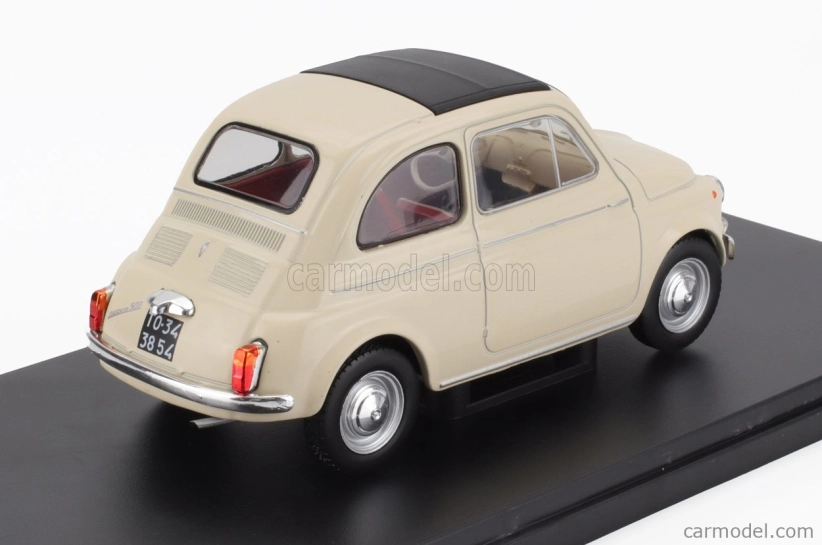 Edicola Fiat 500d 1960 - Con Vetrina - With Showcase 1:24 Cream