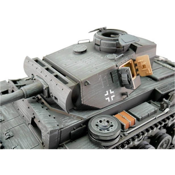 RC tank PzKpfw III 1:16 IR, sivá