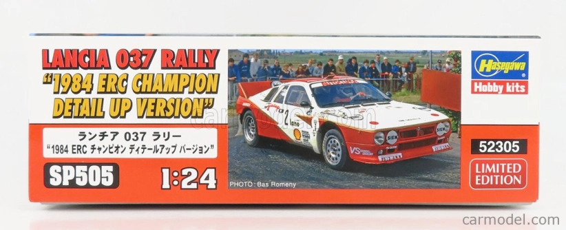 Hasegawa Lancia 037 Vs Olio Fiat N 2 Erc Champion 1984 S.cresto - C.capone 1:24 /
