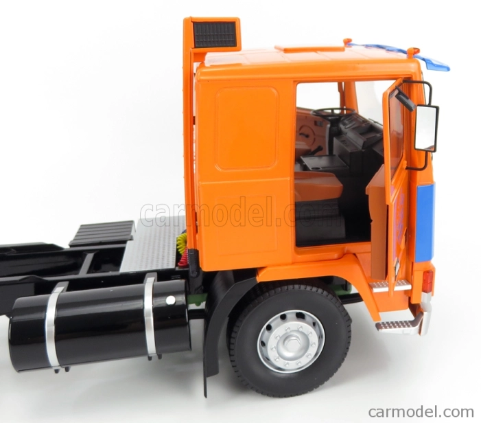 Road-kings Volvo F12 Turbo 6 Tractor Truck 2-assi 1977 1:18 Oranžová modrá