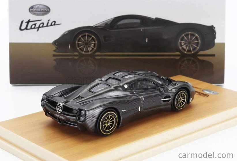 Tarmac Pagani Utopia 2022 1:64 Carbon Grey
