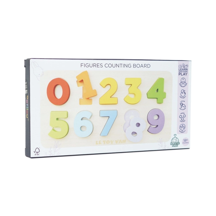 Le Toy Van Petilou Vkladacie puzzle s číslami