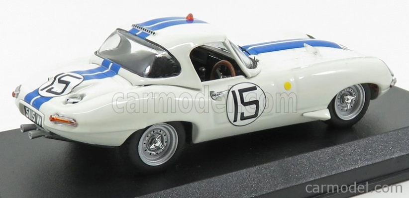 Najlepší model Jaguar E-type Lightweight 3.8l Team Briggs Cunningham N 15 24h Le Mans 1963 S.cunningham - B.grossmann 1:43 White Blue