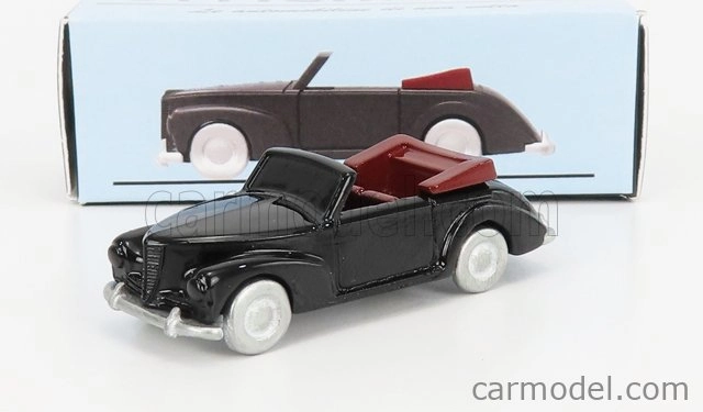 Officina-942 Fiat 1100b Cabriolet 1948 1:76 Black