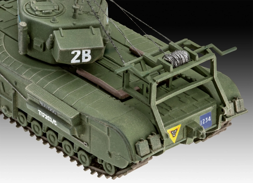 Plastikový modelKit tank 03297 - Churchill A.V.R.E. (1:76)