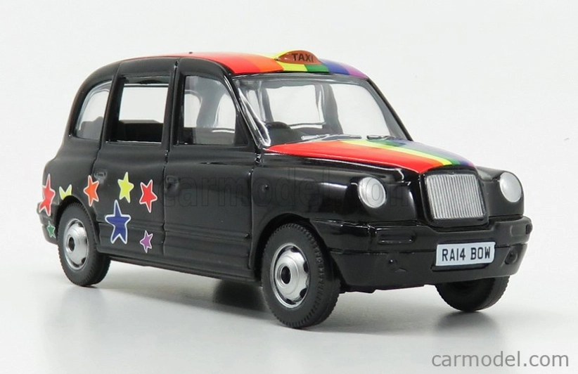 Corgi Austin London Taxi Lti Tx4 2007 - Peace & Love 1:36 čierna