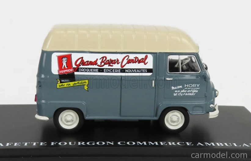 Edicola Renault Estafette Van Fourgon Commerce Ambulant 1961 1:43 sivá béžová