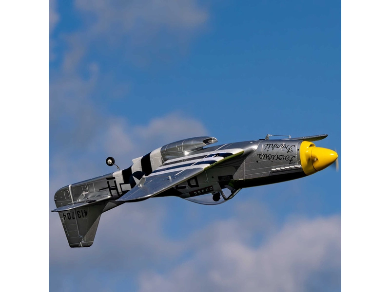 RC letadlo E-flite P-51D Mustang 1.0m AS3X+ SAFE Select BNF Basic