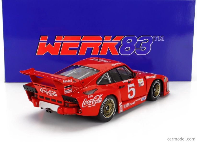 Werk83 Porsche 935 K3 Team Bob Akin Motor Racing Coca-cola N 5 2nd 24h Daytona 1981 Bob Akin - Craig Siebert - Derek Bell 1:18 Red