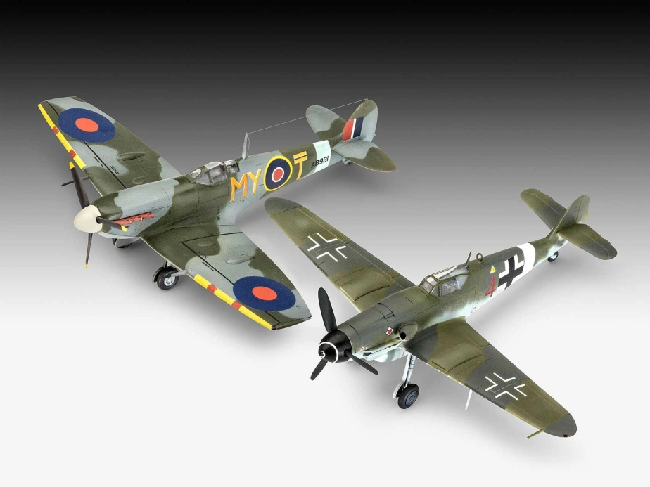 Revell Messerschmitt Bf109G-10, Spitfire Mk.V (1:72) (set)