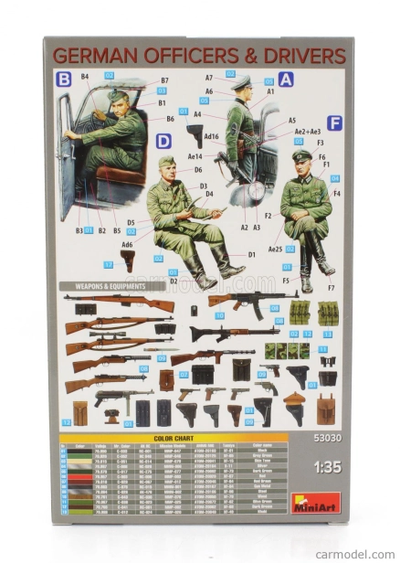 Miniart Figures German Officiers Military And Drivers 1:35 /