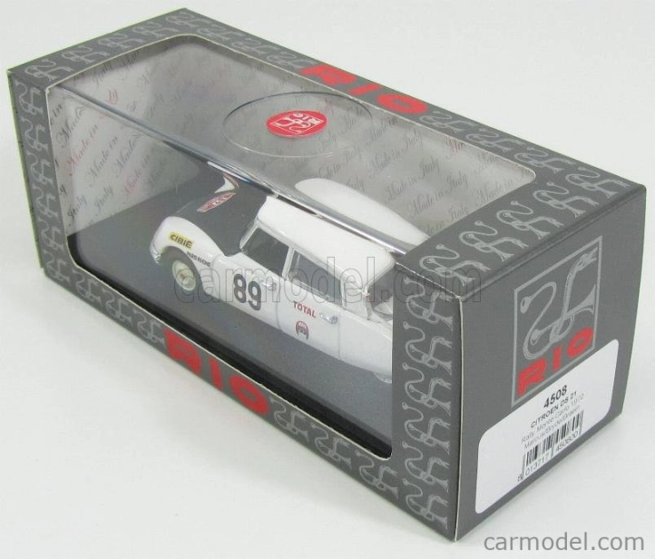Rio-models Citroen Ds21 N 89 Rally Montecarlo 1970 Marcus - Bryde - Braein 1:43 biela čierna