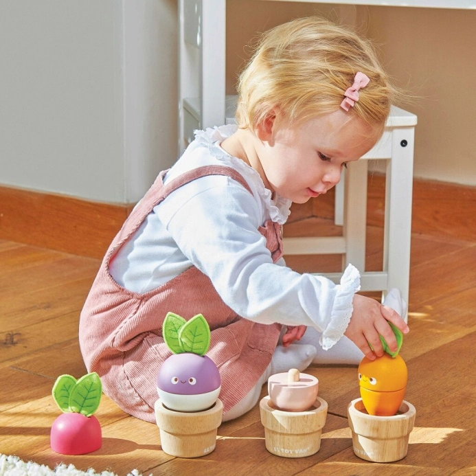 Le Toy Van Květináčky se zeleninou  - poškozený obal