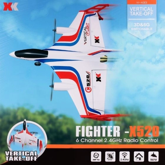 RC lietadlo Fighter - X520 VTOL