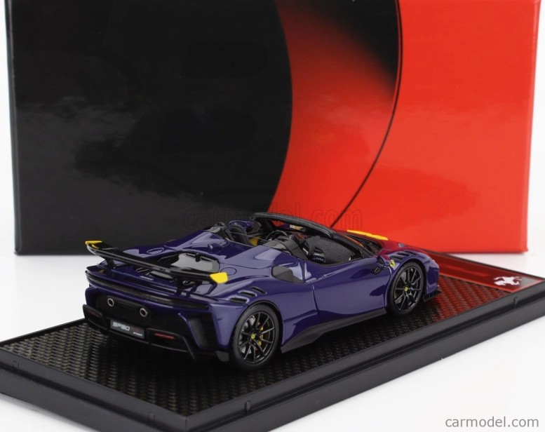 Bbr-models Ferrari Sf90 Xx Stradale Spider 2024 1:43 Blu Elettrico - modrá žltá čierna