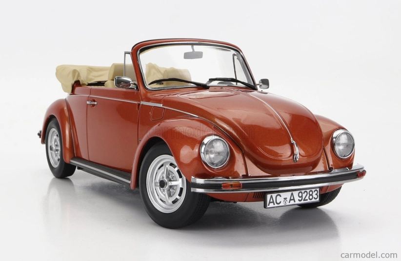 Norev Volkswagen Beetle 1303 Cabriolet otvorený 1976 1:18 Hnedá farba