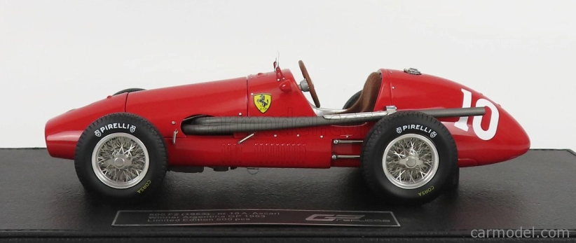 Gp-replicas Ferrari F1 500 F2 Scuderia Ferrari N 10 Winner Argentina Gp Alberto Ascari 1953 World Champion 1:18 Red