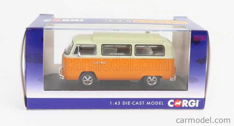 Vanguards Volkswagen T1 Minibus Camper 1962 1:43 Žlutá Bílá
