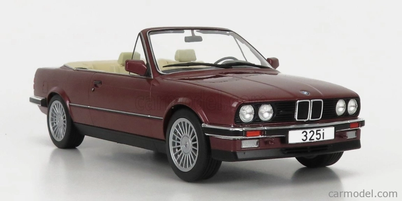 Mcg BMW radu 3 325i (e30) Cabriolet 1989 1:18 Červená