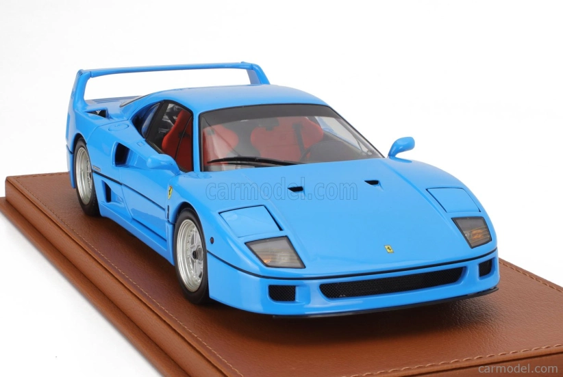 Bbr-models Ferrari F40 1987 - Con Vetrina - With Showcase 1:18 Azzurro - Světle Modrá