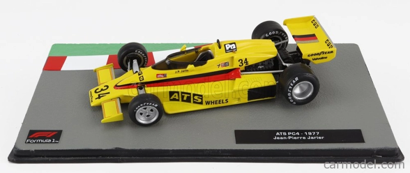 Edicola Penske F1 Pc4 Ats N 34 Sezóna 1977 Jean Pierre Jarier 1:43 Žltá