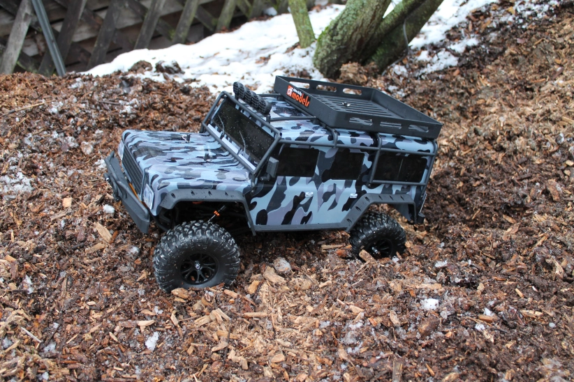 RC auto DF-4J Crawler XXL, kamufláž