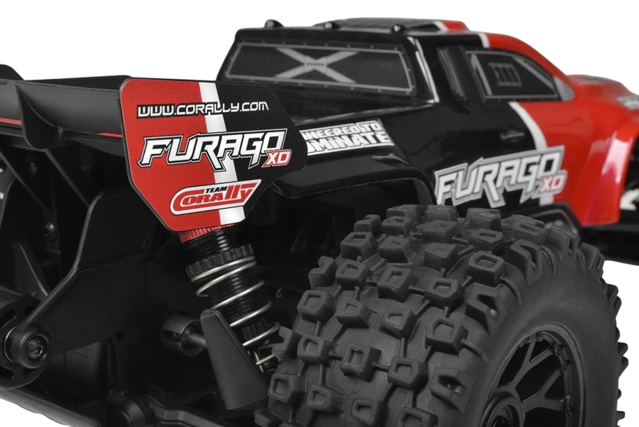 FURAGO XD - RTR - Brushed 2S - Červená