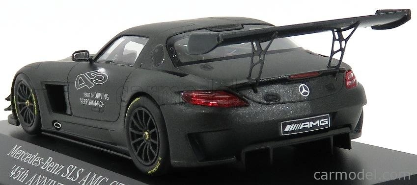 Minichamps Mercedes benz Sls Amg Gt3 N 0 45th Anniversary 2016 1:43 Matt Grey